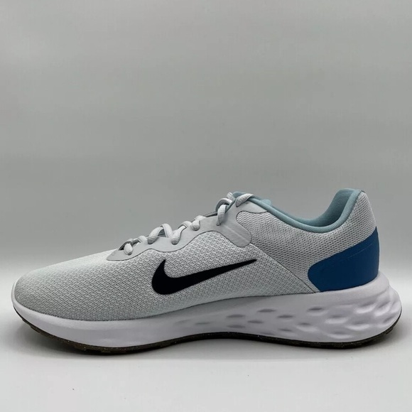 Nike Men's‎ Revolution 6 NN Low Top Running Shoe, Grey Blue, Size 11W - Picture 4 of 12